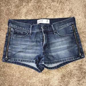 Low Rise Abercrombie and Fitch Denim Shorts